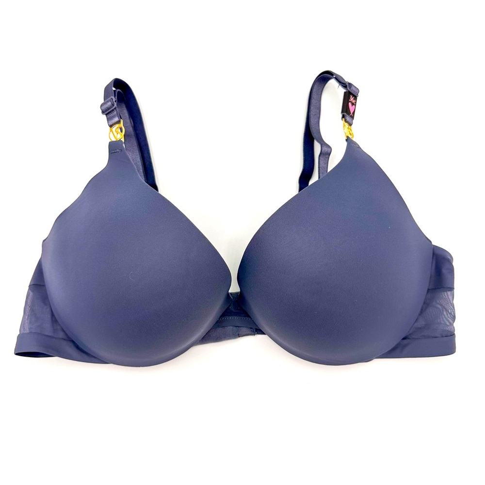 Victoria's Secret Blue Gray Very Sexy Uplift Plunge Bra
